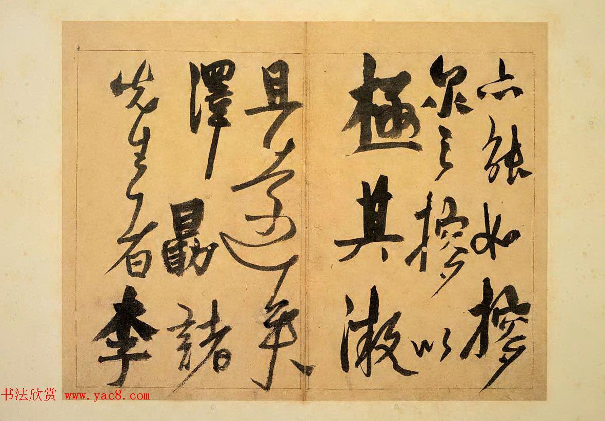 杨维桢晚年精品草书赏析《题古泉钱谱册》