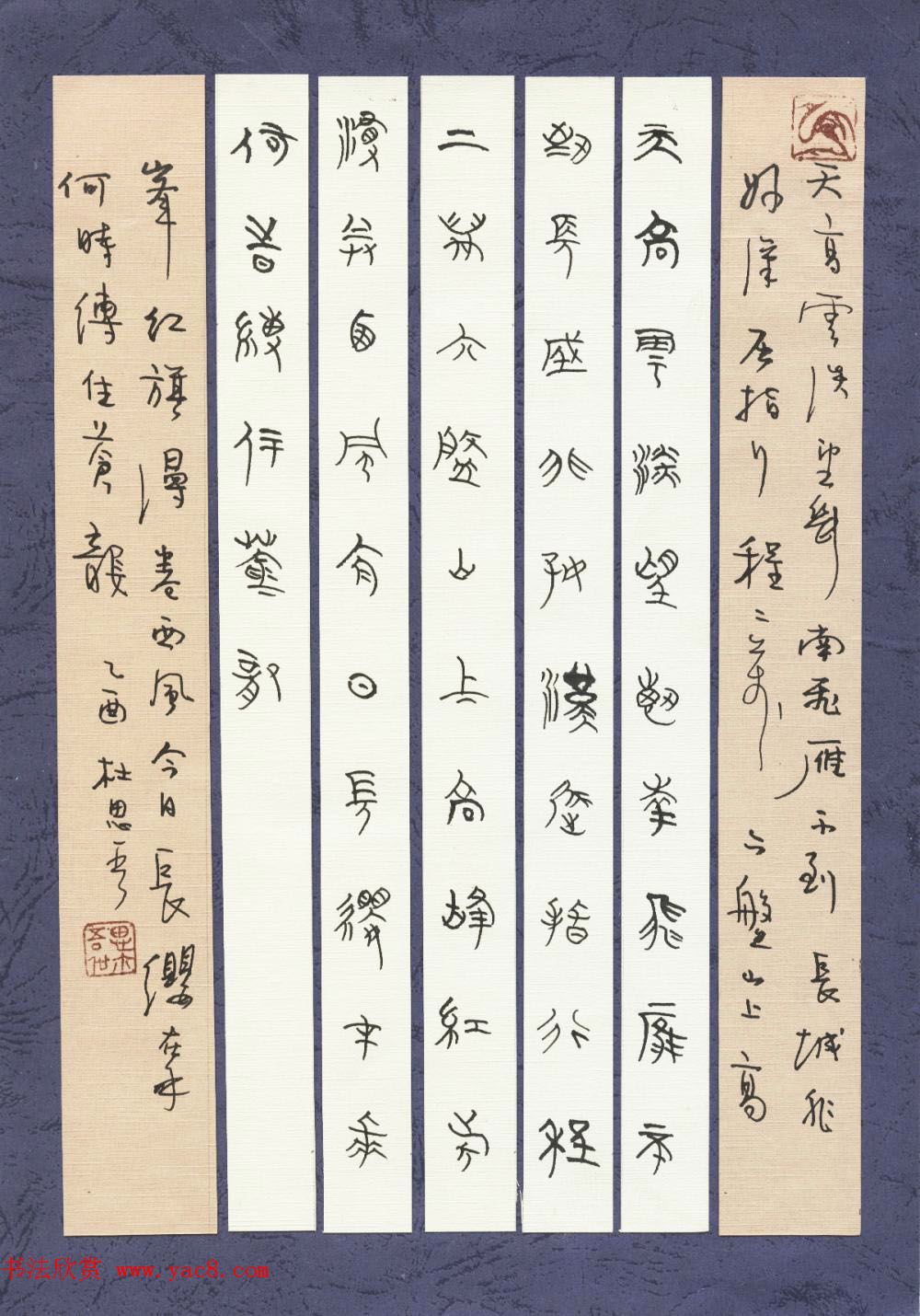 新浪潮首届中国硬笔书法网络大展赛获奖作品欣赏