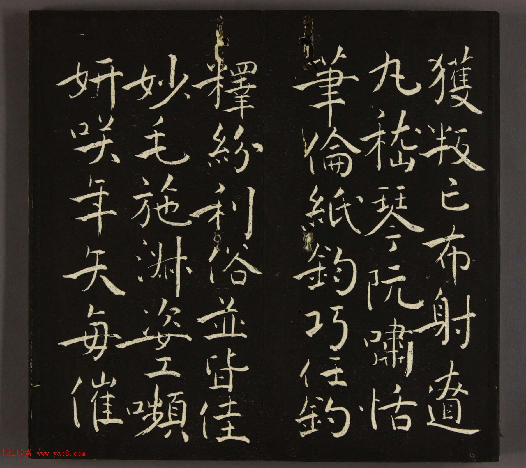 日本池大雅书法欣赏《大雅堂楷书千字文》2册合辑