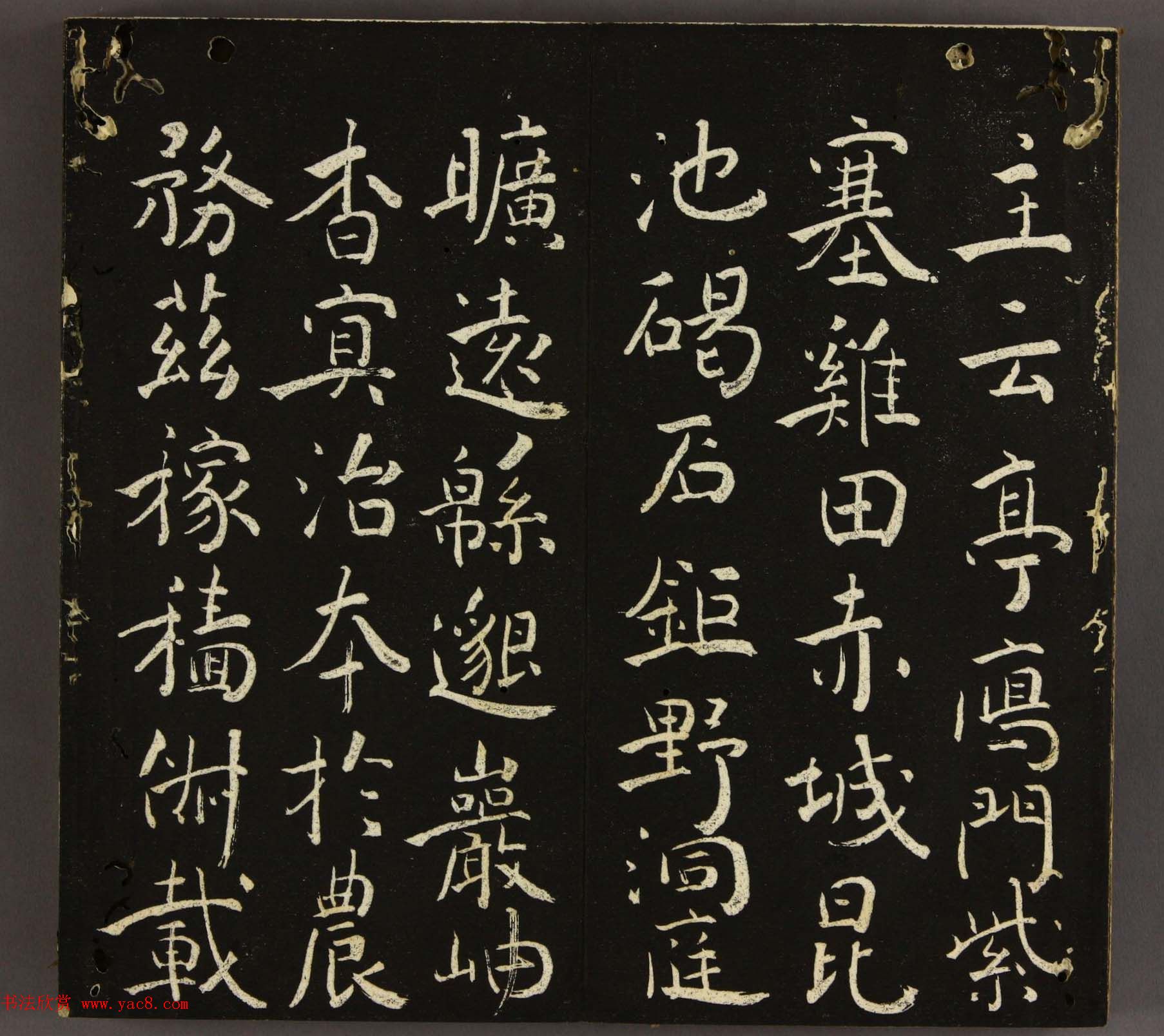 日本池大雅书法欣赏《大雅堂楷书千字文》2册合辑