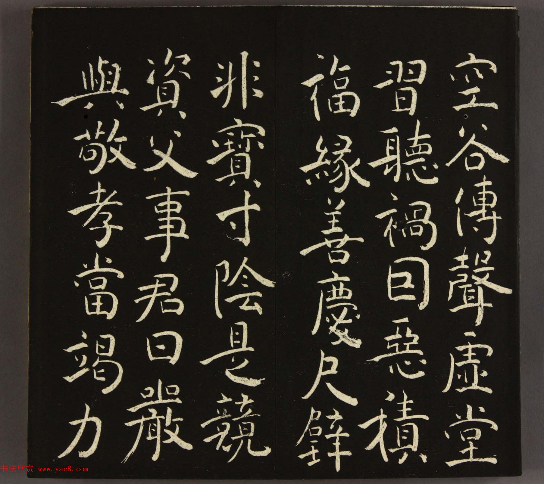 日本池大雅书法欣赏《大雅堂楷书千字文》2册合辑