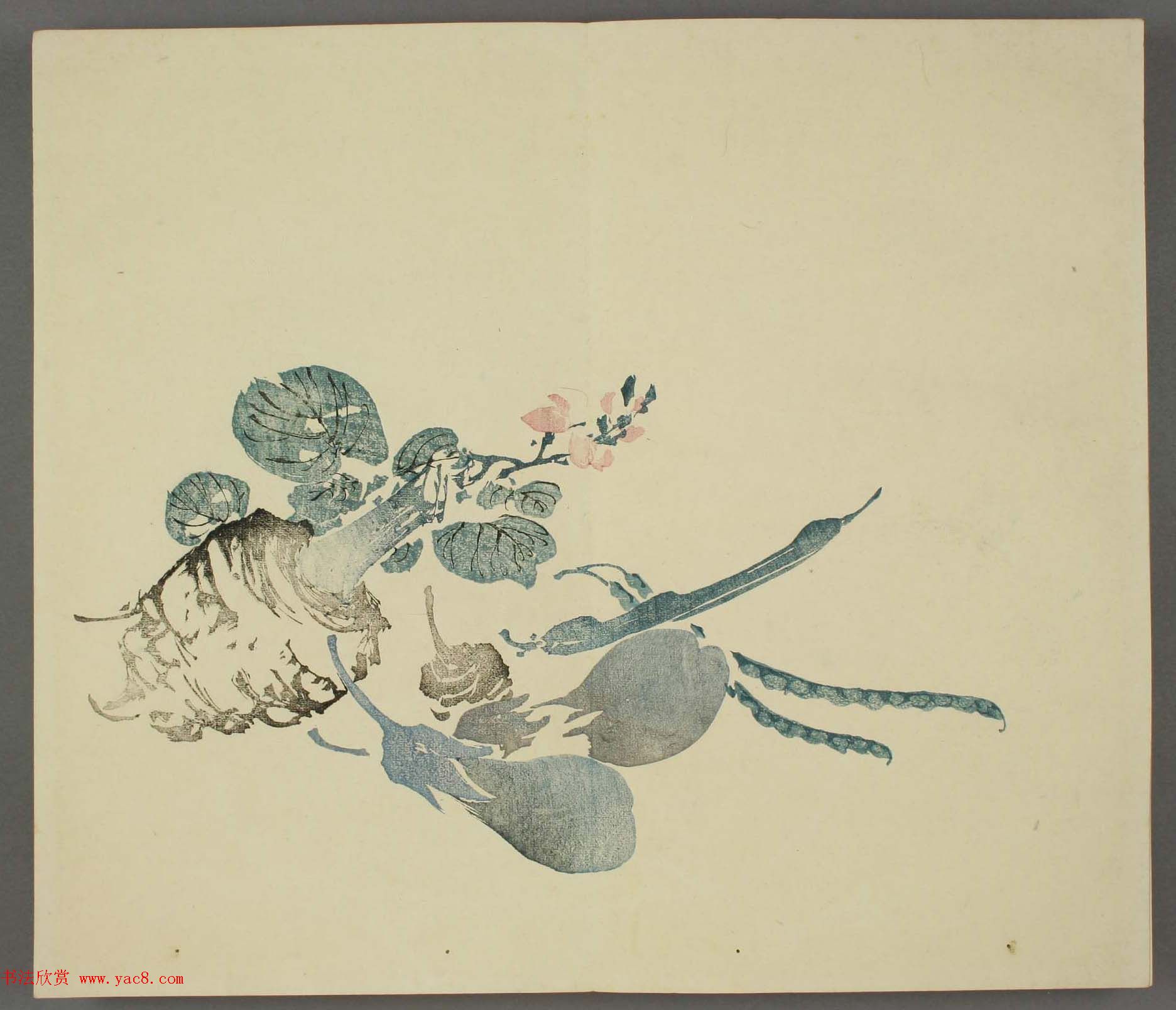 日本竹洞花鸟画欣赏《融斋画谱》