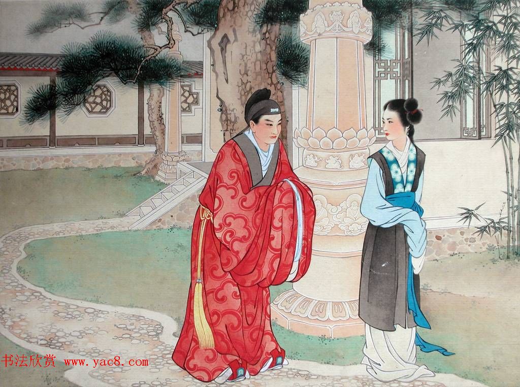 王叔晖绘画作品图册欣赏《西厢记》