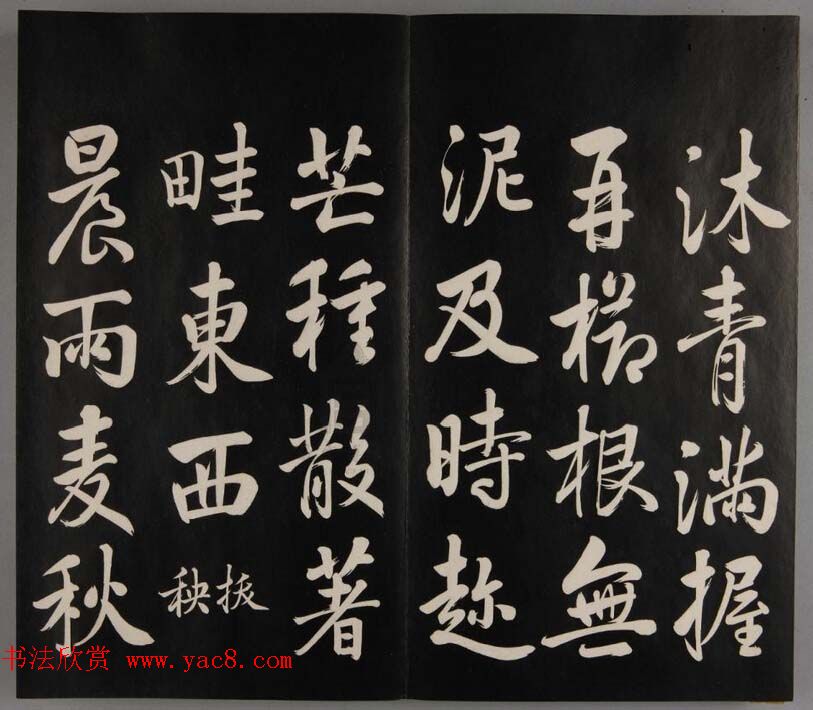 张照自书诗文欣赏《钦定天瓶斋法帖》十册