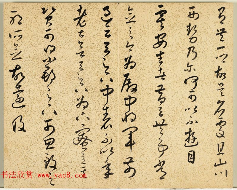 明朝朱大有草书册页欣赏《临王右军十七帖册》