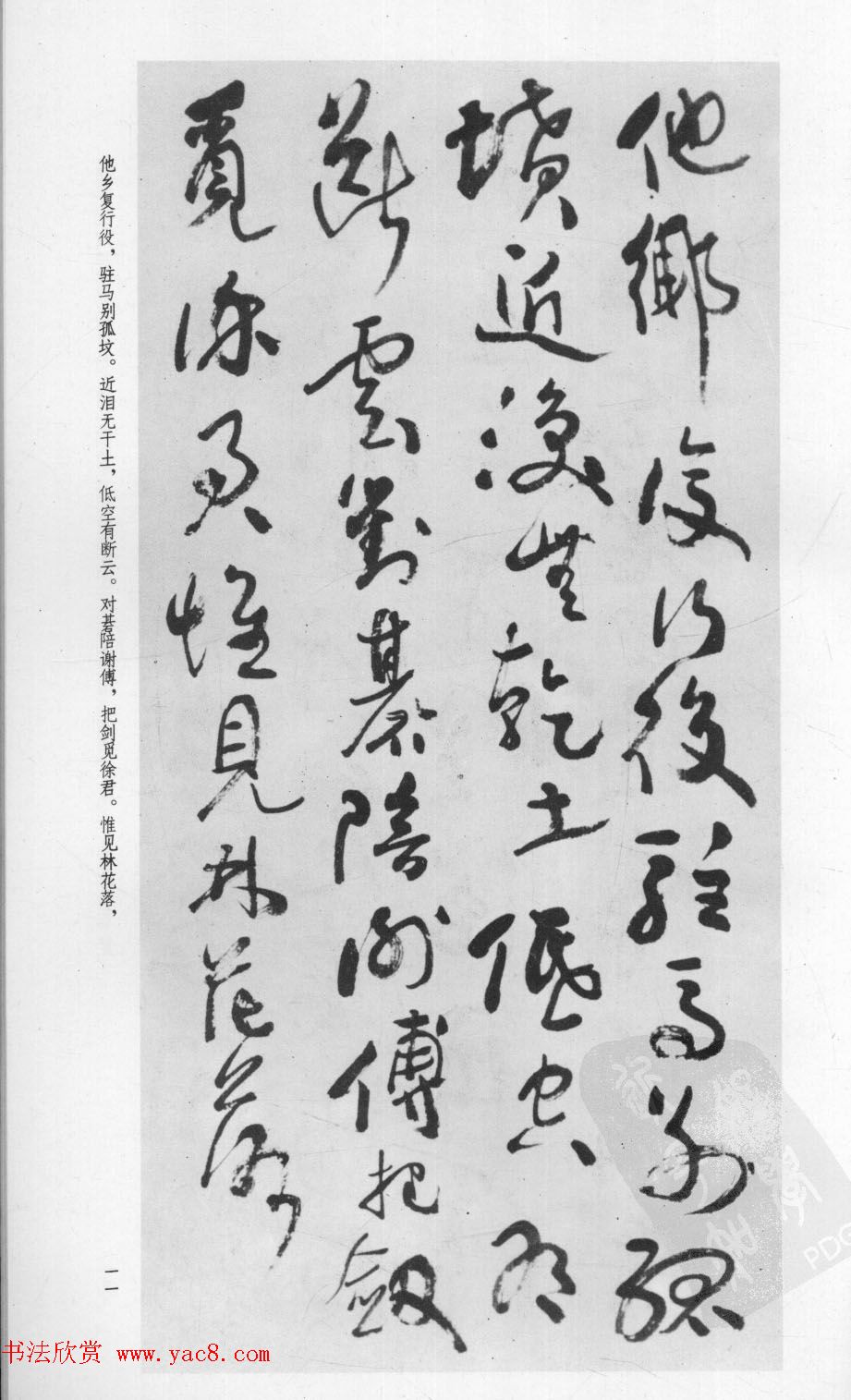 行草书法字帖欣赏《沈鹏书杜甫诗二十三首》