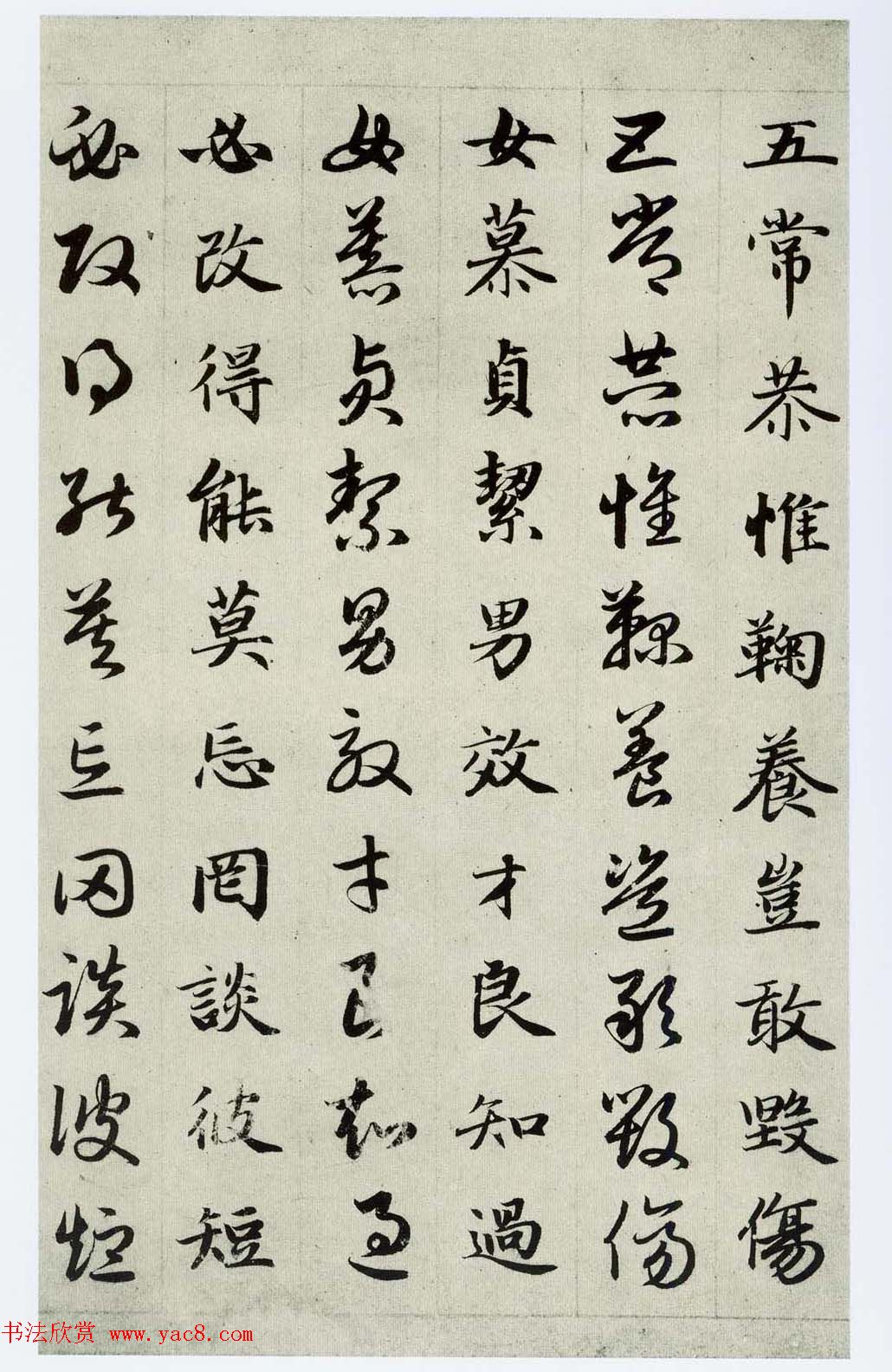 中国碑帖经典《赵孟頫真草千字文》