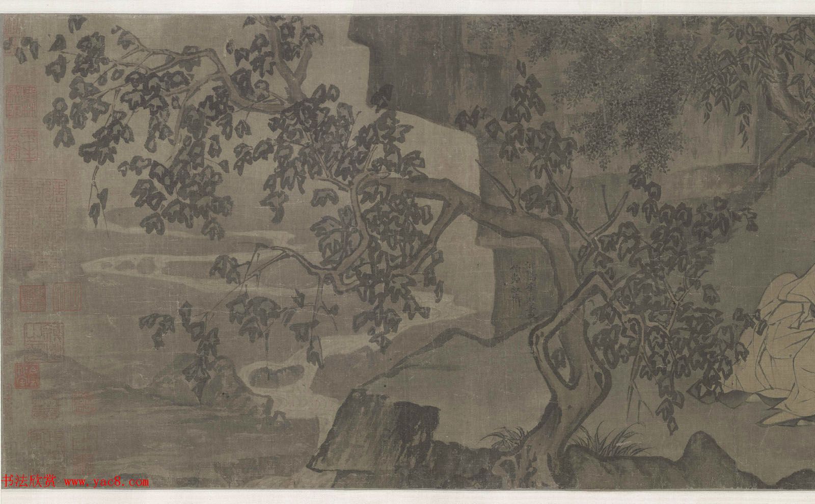 南宋画家李唐《采薇图卷》故宫博物院藏