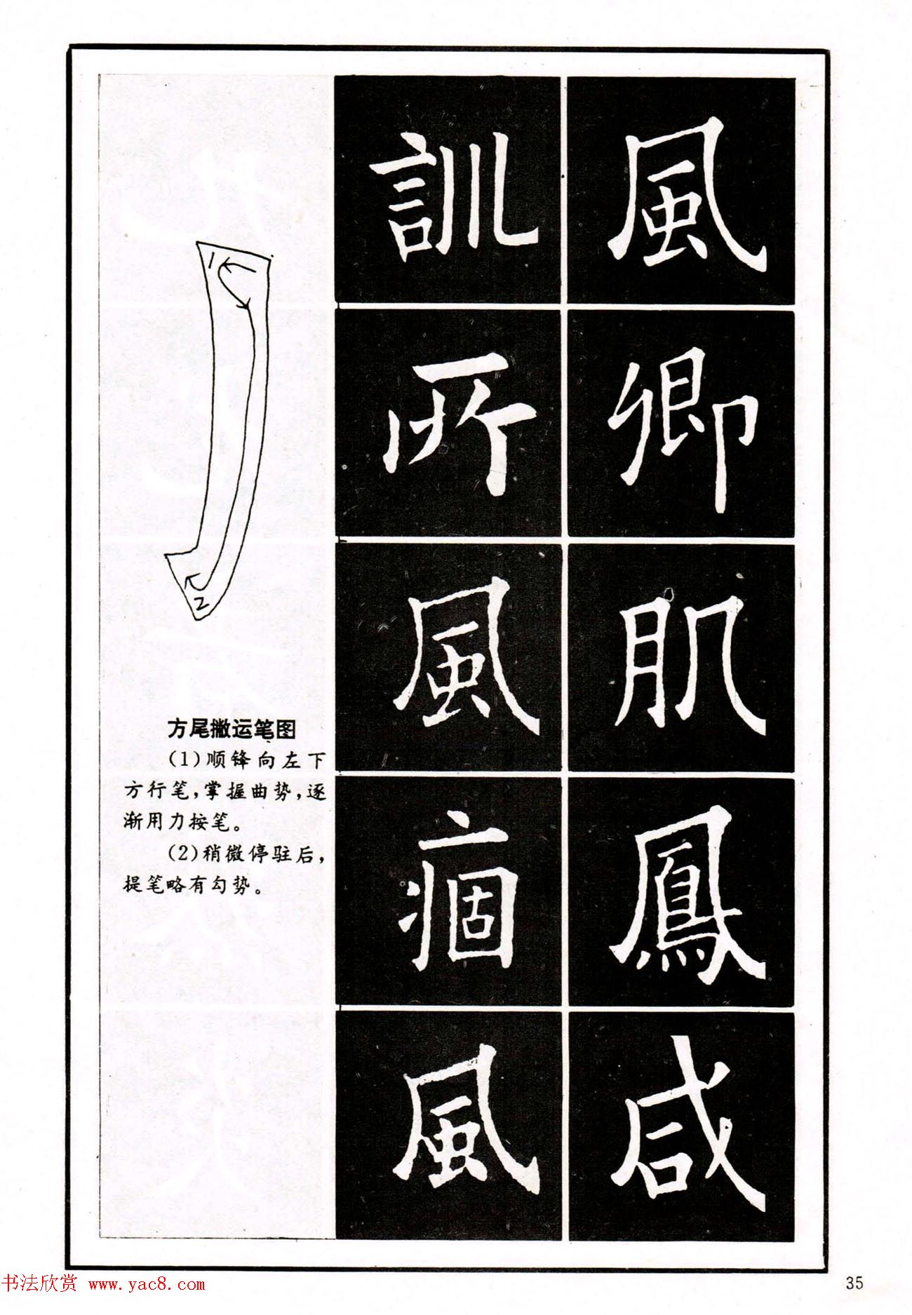 中小学生书法教材：楷书入门永字八法习字帖