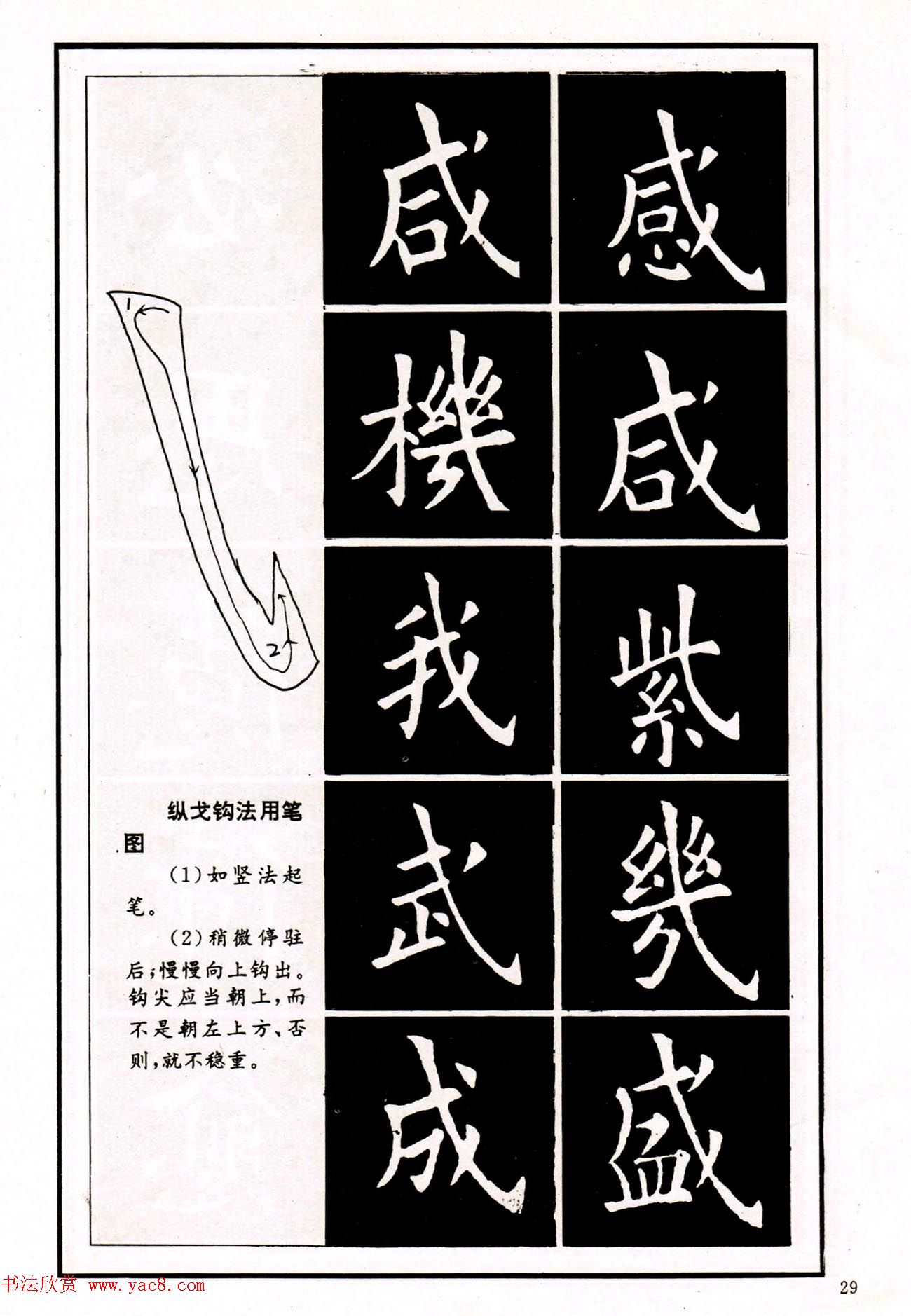 中小学生书法教材：楷书入门永字八法习字帖