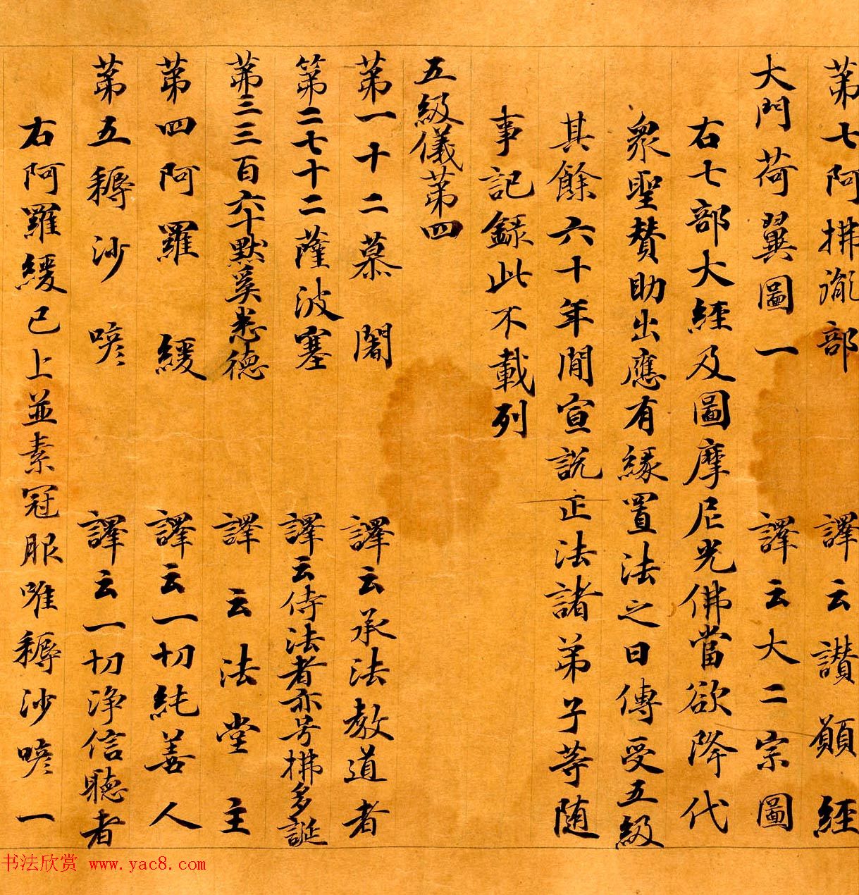 敦煌书法墨迹欣赏《摩尼光佛教法仪略一卷》