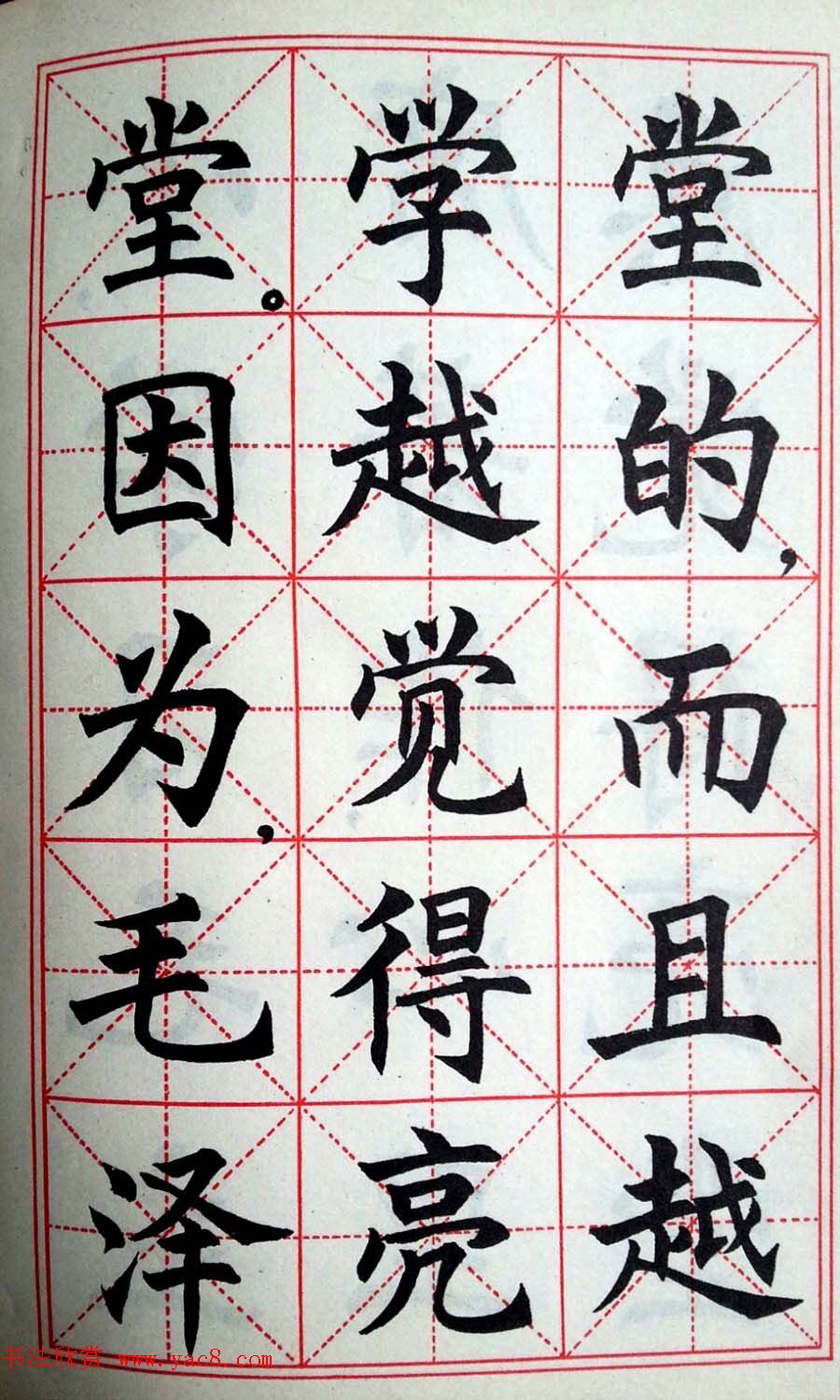 孙信德中楷字帖《金训华同志日记摘抄》