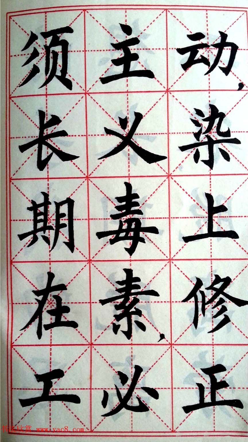 孙信德中楷字帖《金训华同志日记摘抄》