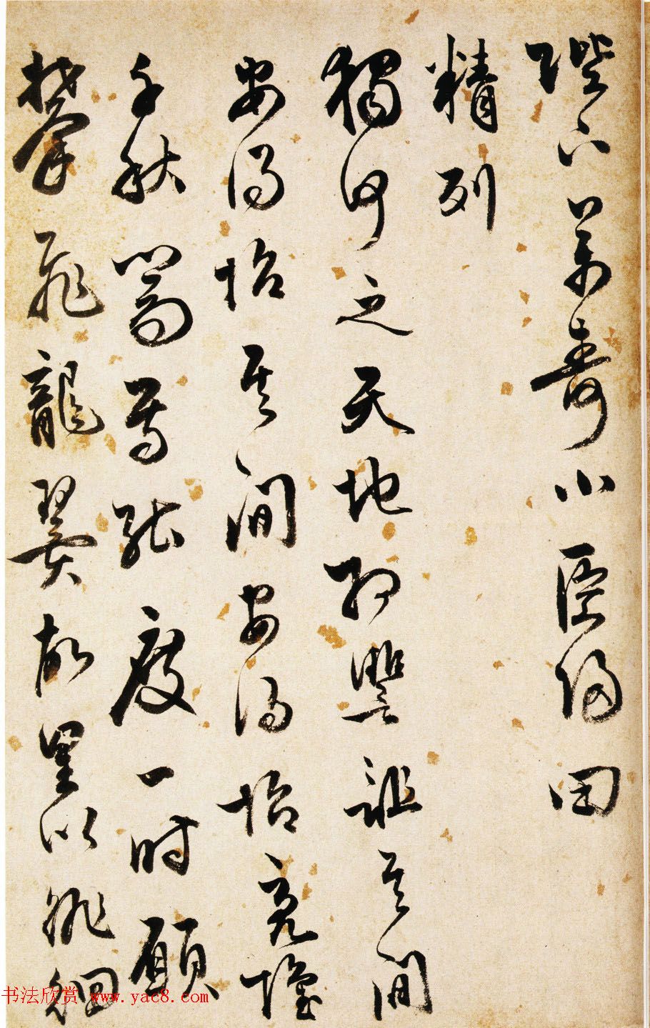 明代王世贞行草书法作品欣赏《乐府词》