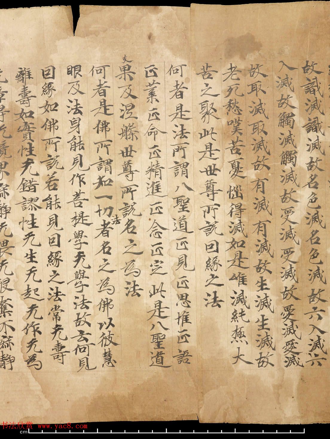 敦煌墨迹《佛说大乘稻秆经》