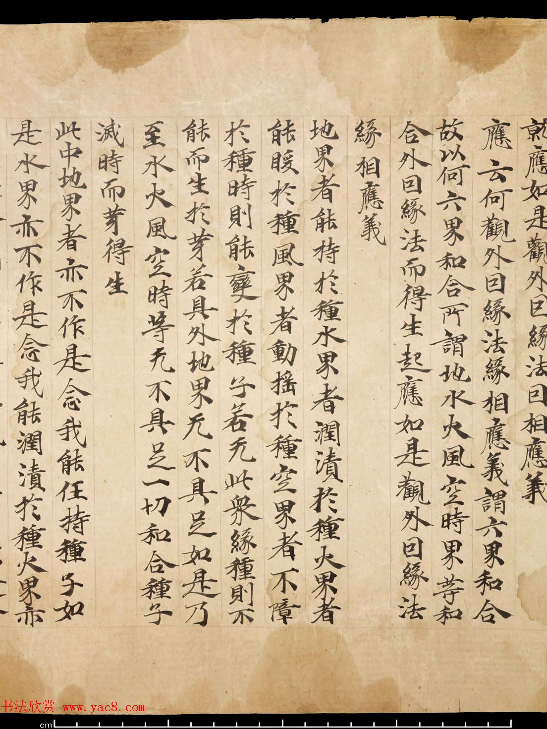 敦煌墨迹《佛说大乘稻秆经》