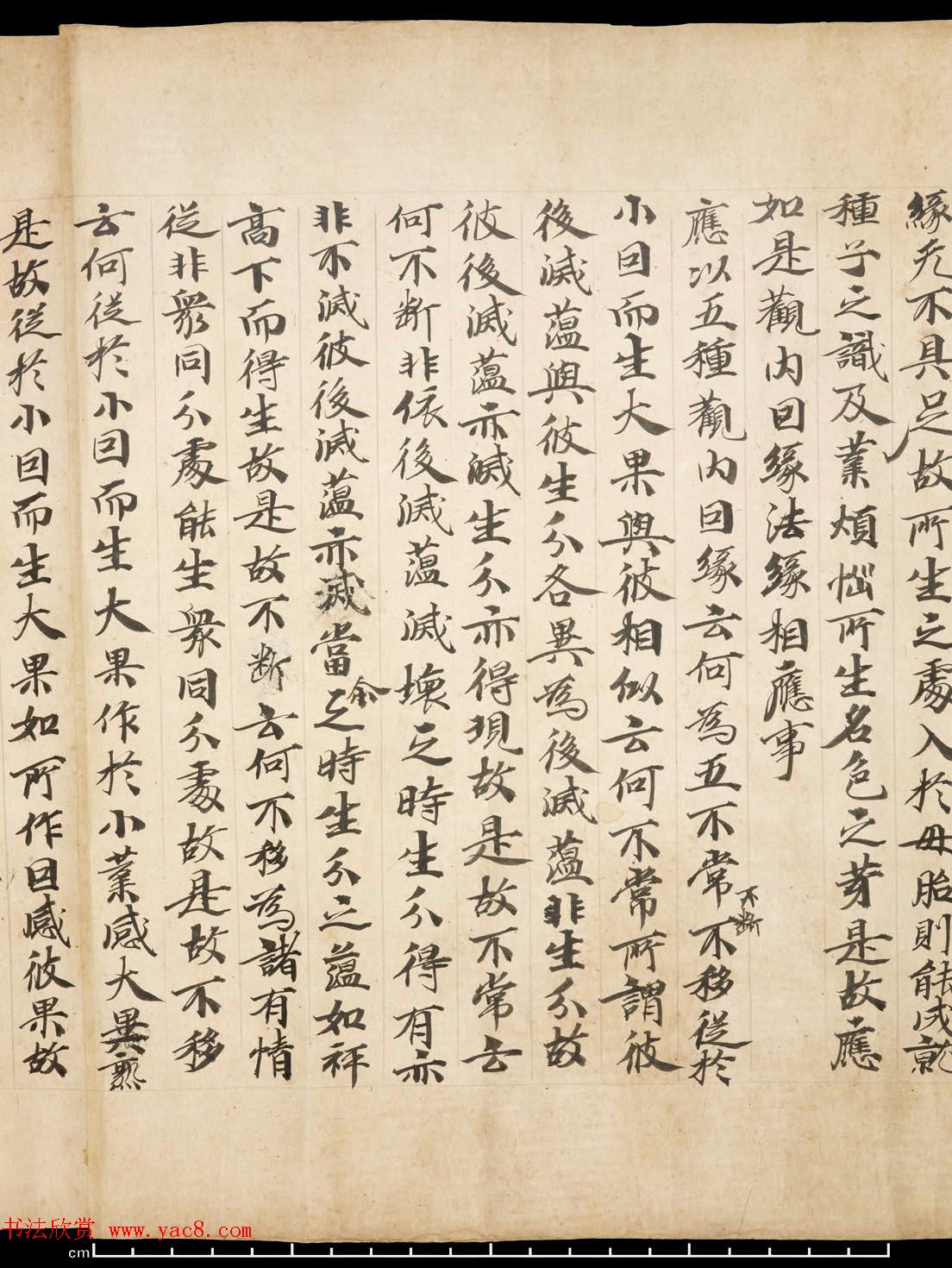 敦煌墨迹《佛说大乘稻秆经》