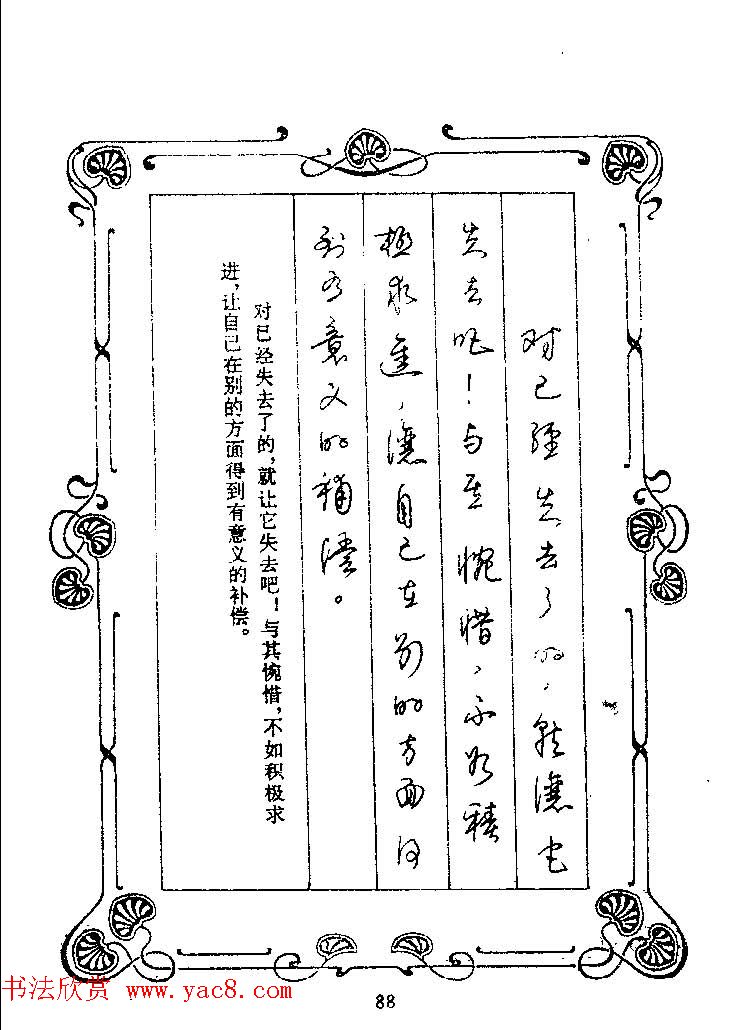 赵忱硬笔书法字帖《罗兰小语钢笔书法》