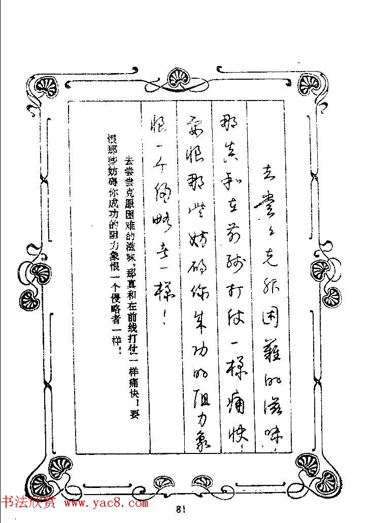 赵忱硬笔书法字帖《罗兰小语钢笔书法》