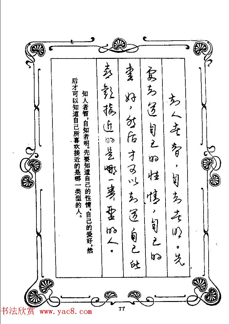 赵忱硬笔书法字帖《罗兰小语钢笔书法》