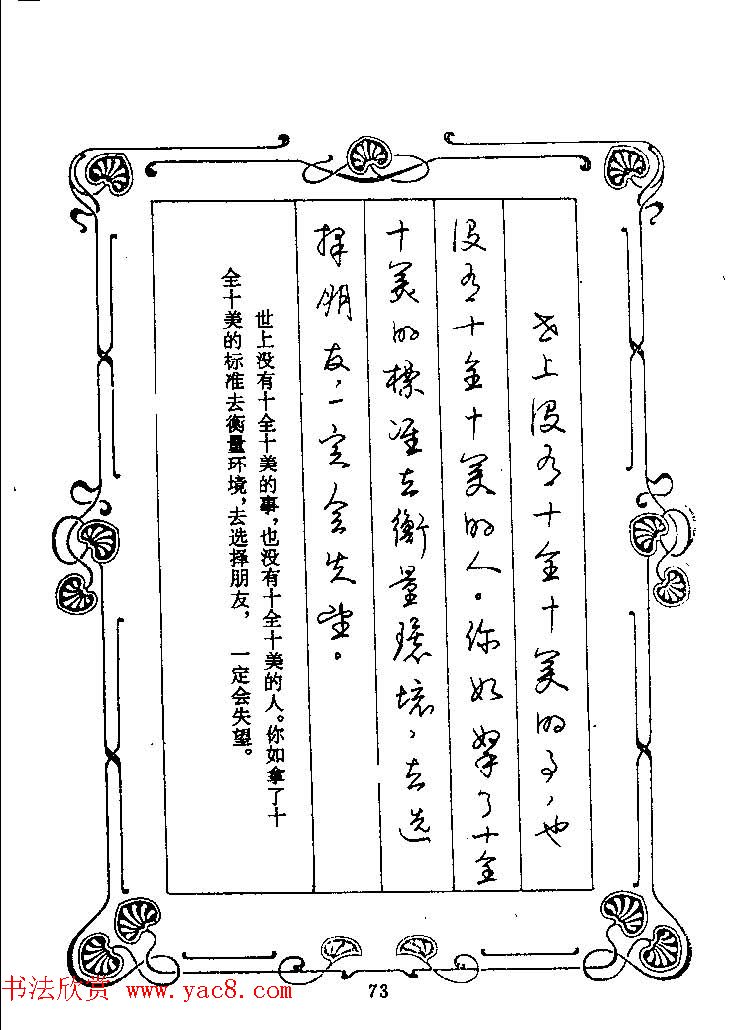 赵忱硬笔书法字帖《罗兰小语钢笔书法》