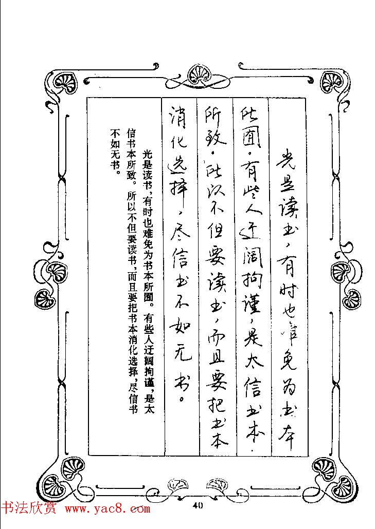 赵忱硬笔书法字帖《罗兰小语钢笔书法》