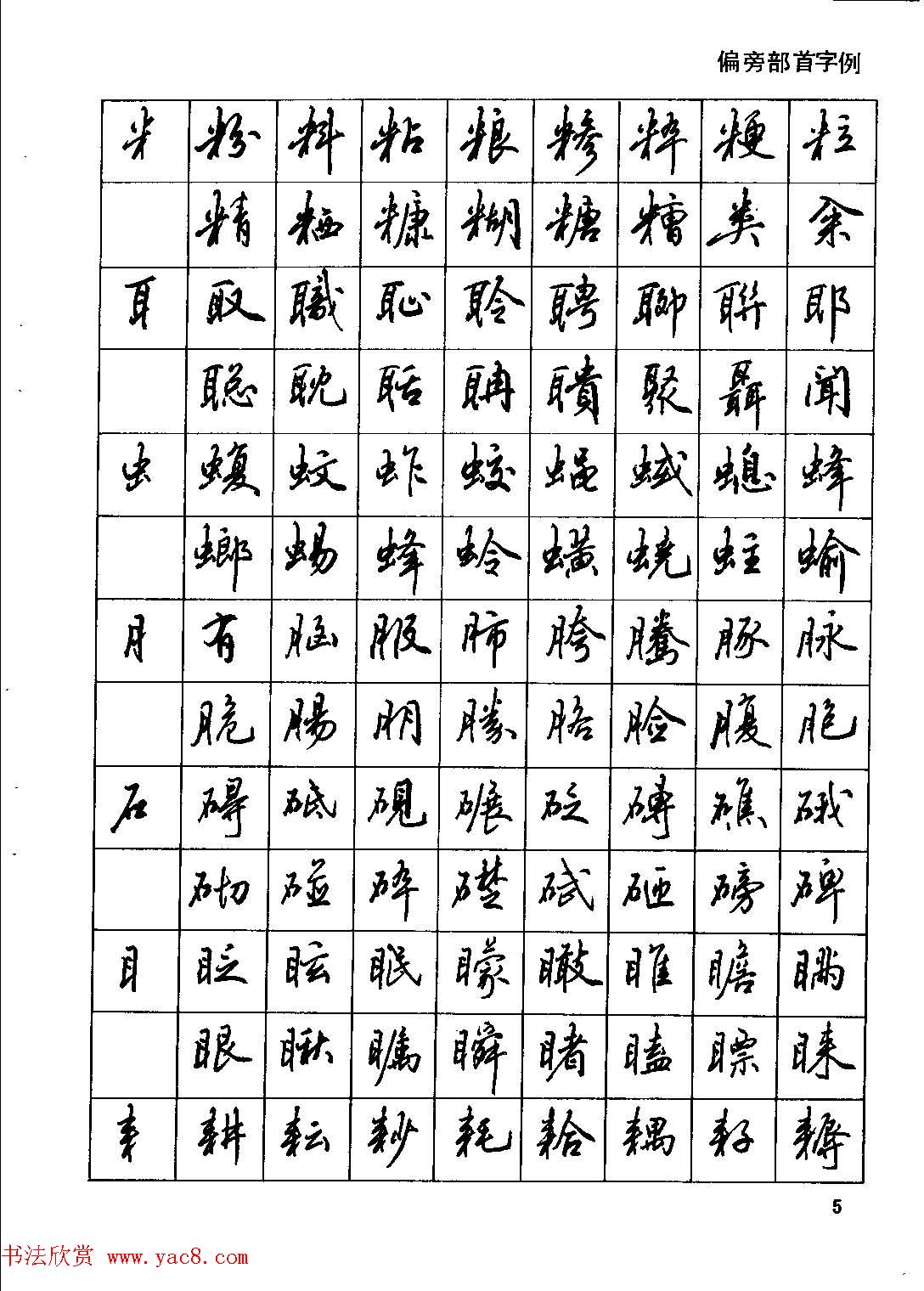 田英章硬笔书法字帖《钢笔行书实用技法字帖》