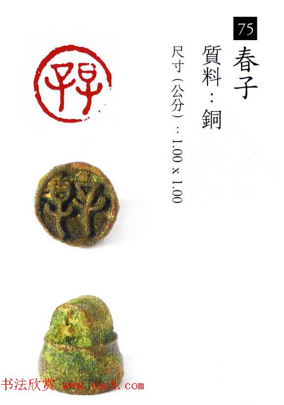 中国古代铜印欣赏《珍秦斋藏玺印》彩图