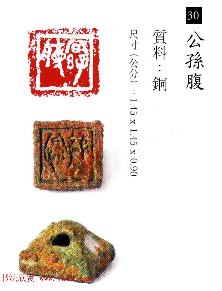 中国古代铜印欣赏《珍秦斋藏玺印》彩图