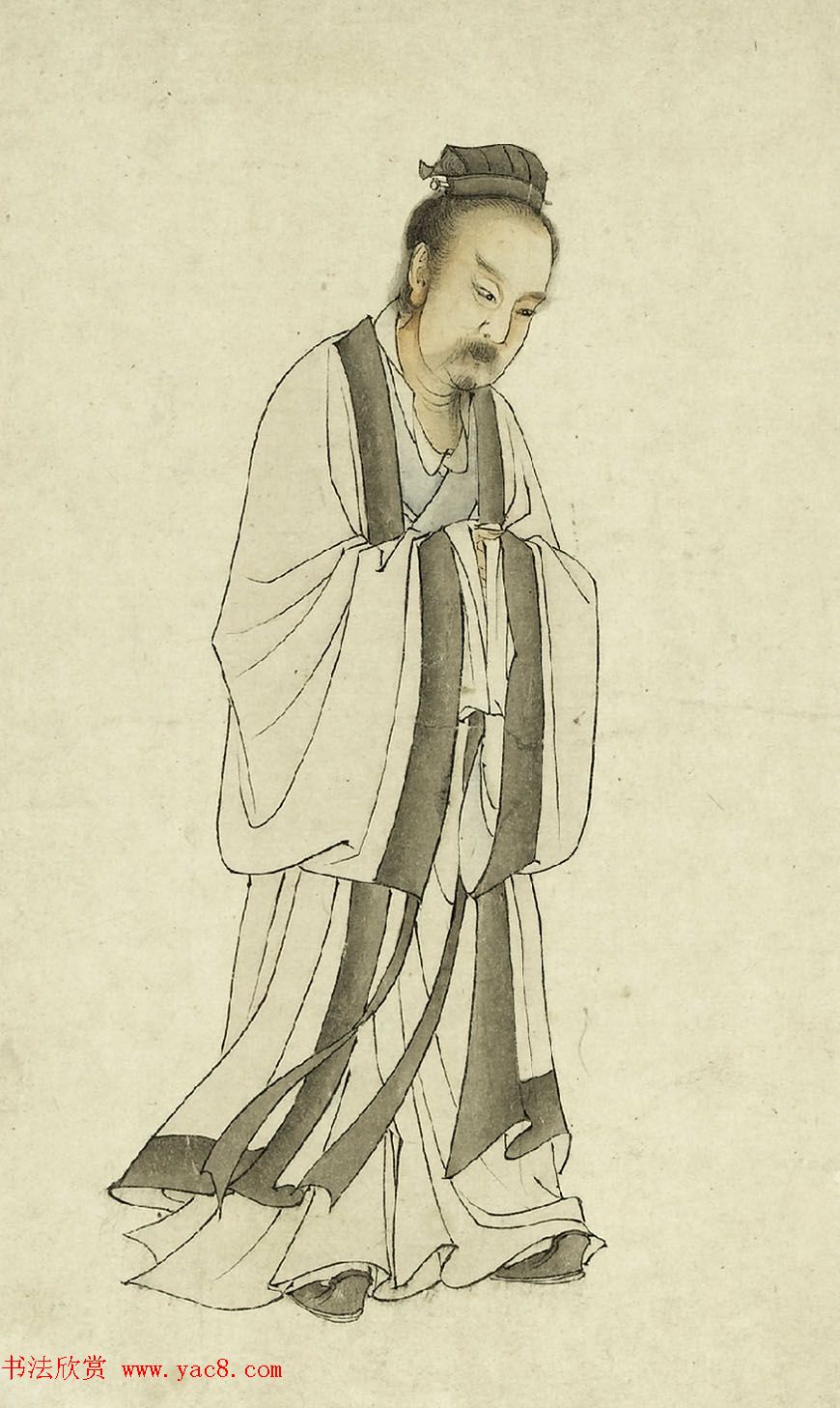 元代华祖立玄门十子图吴炳行楷写传合卷