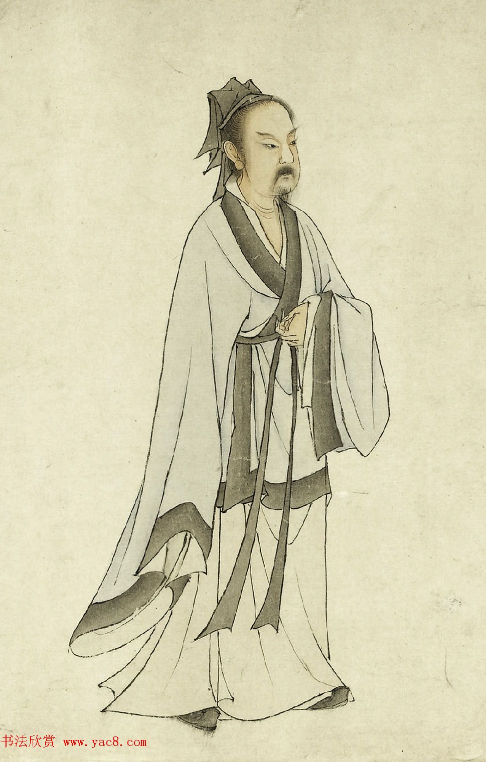 元代华祖立玄门十子图吴炳行楷写传合卷