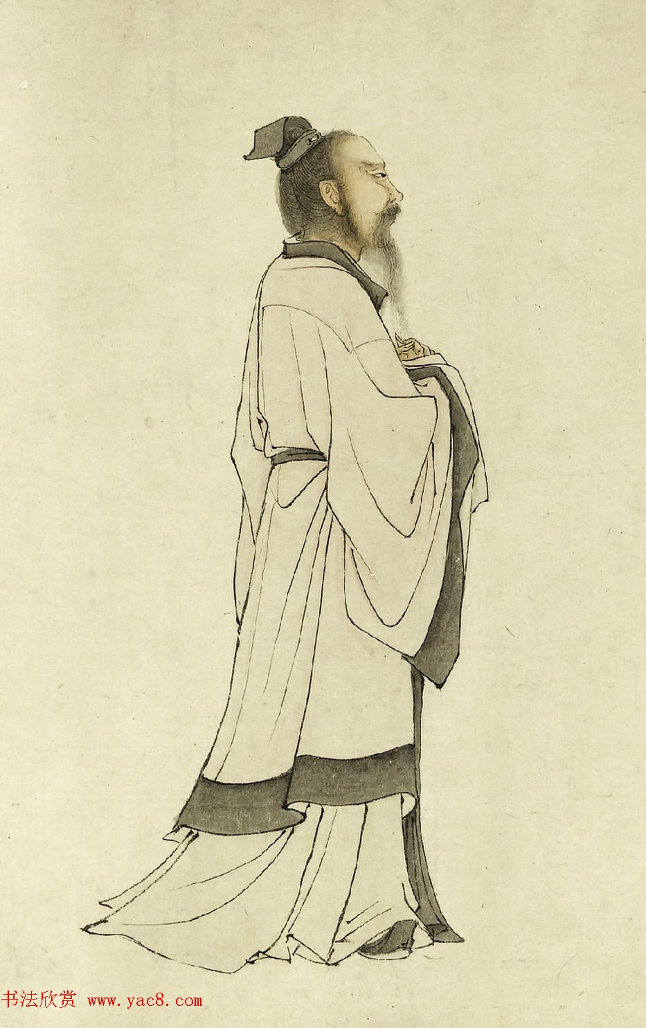 元代华祖立玄门十子图吴炳行楷写传合卷