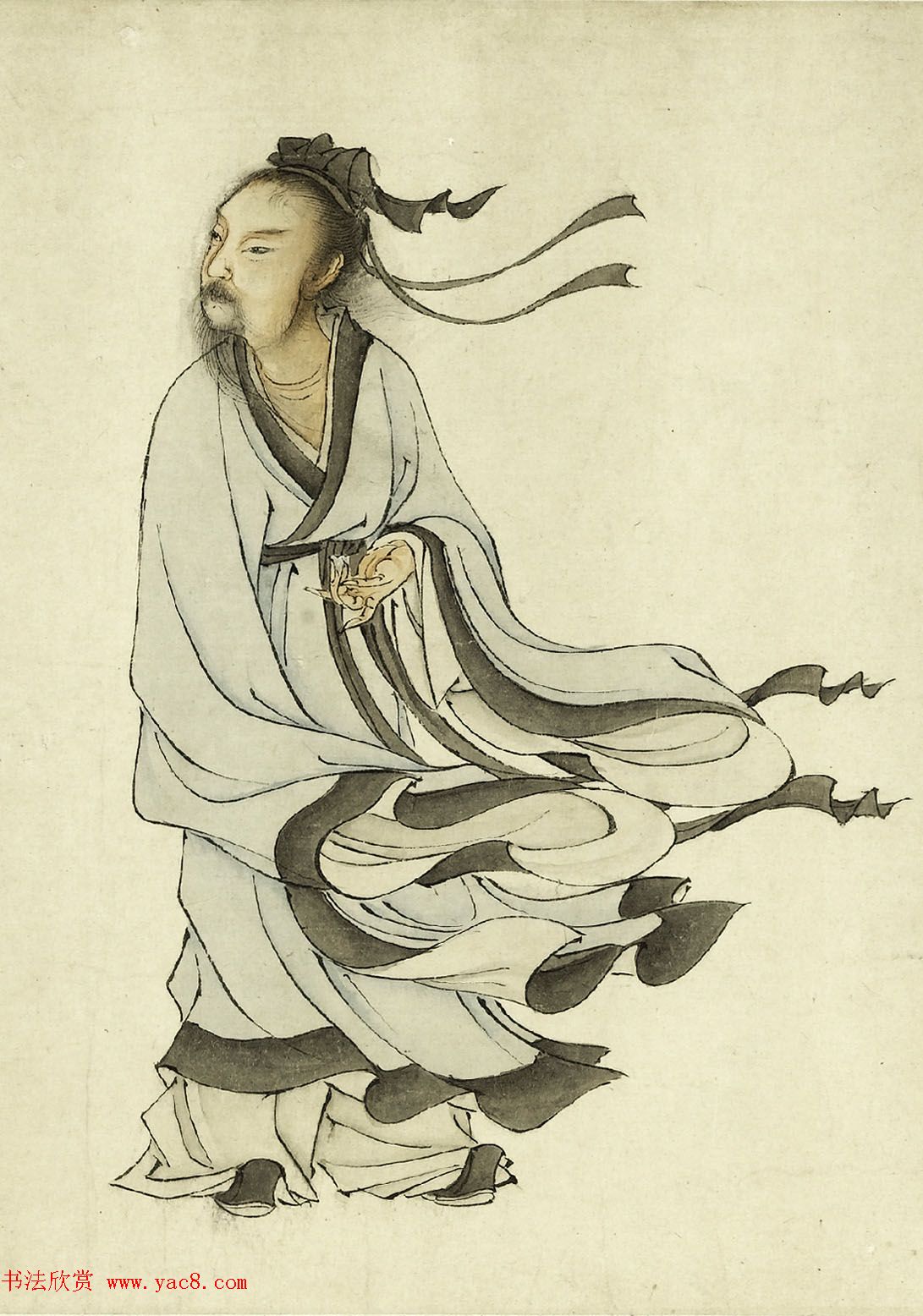 元代华祖立玄门十子图吴炳行楷写传合卷