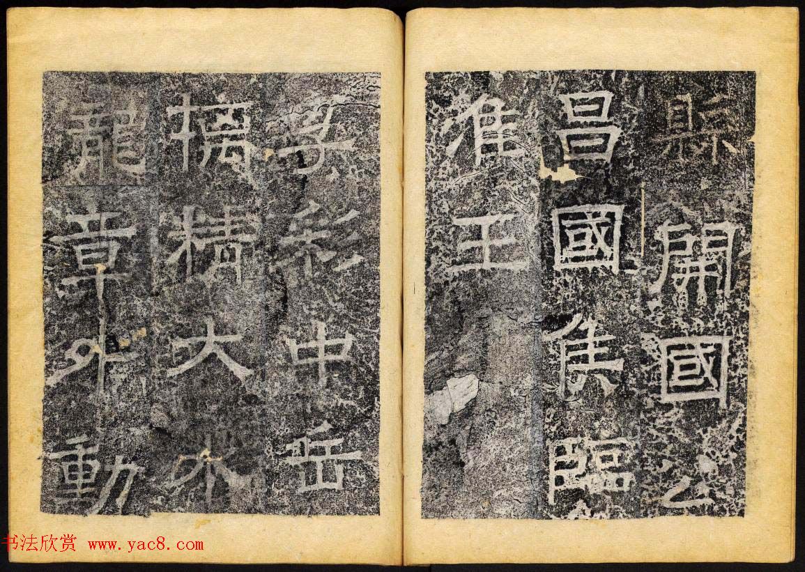 北齐书法石刻欣赏《临淮王像碑》上册