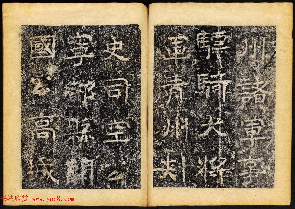 北齐书法石刻欣赏《临淮王像碑》上册