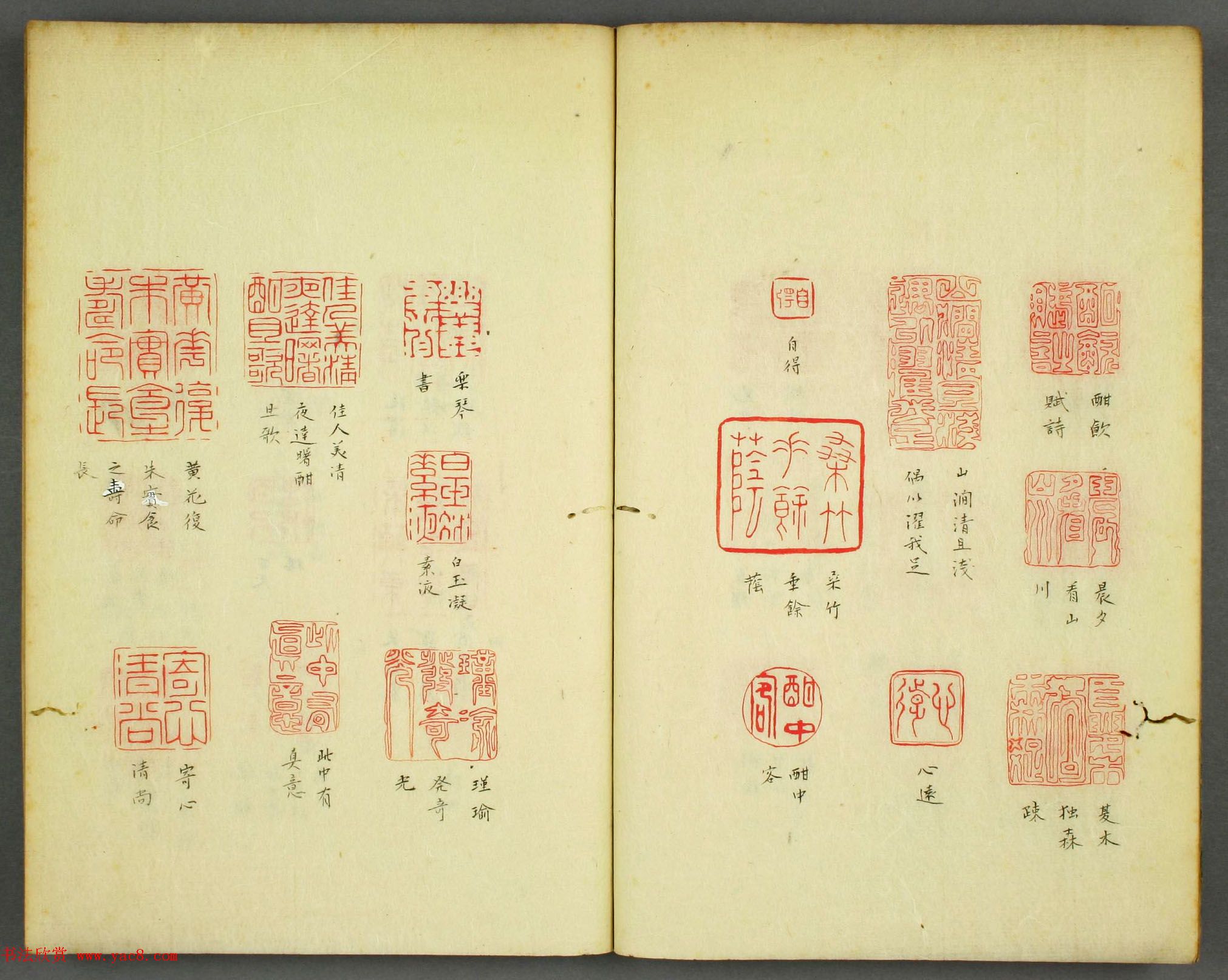 早稻田大学图书《秋水园印谱》大图