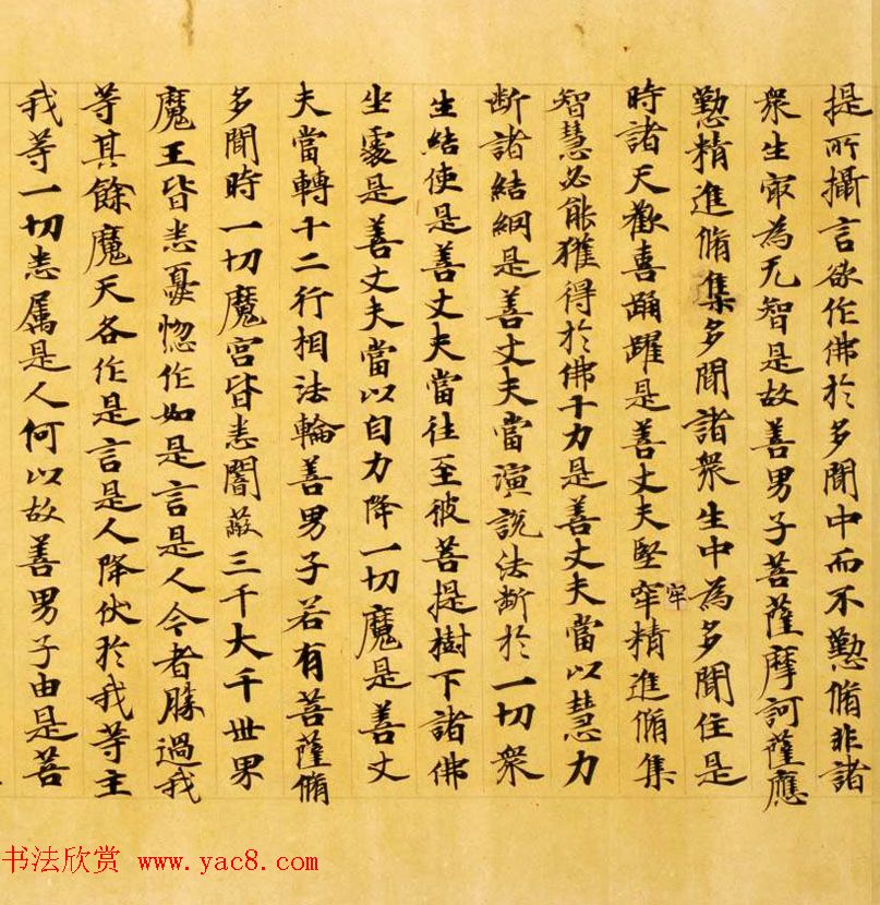 日本奈良写经极品之作《集一切福德三昧经卷第二》