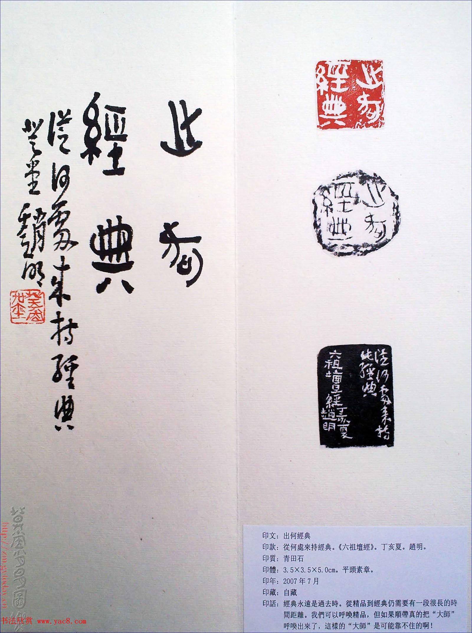 赵明书法篆刻欣赏白文古玺精选寅集