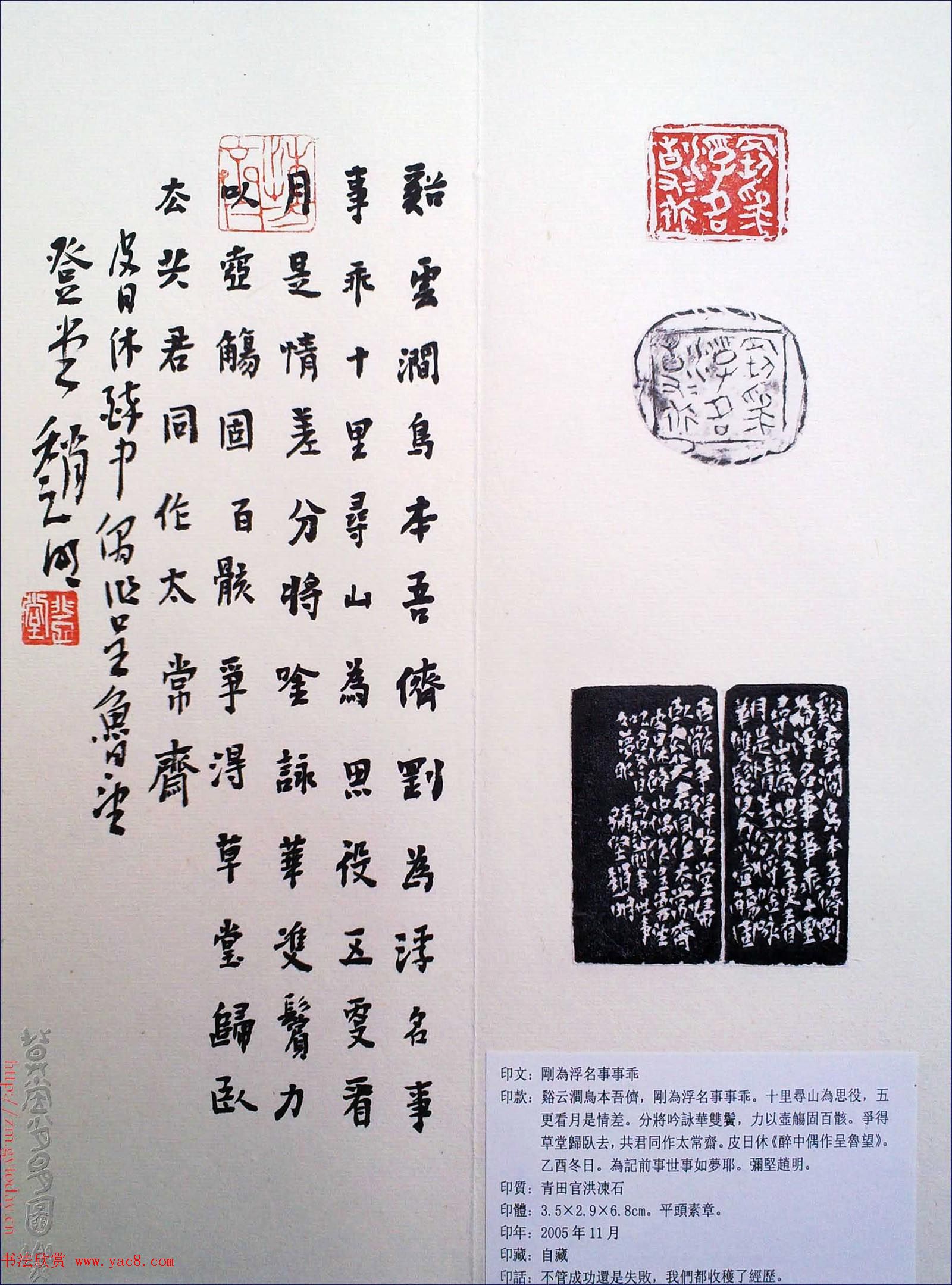 赵明书法篆刻欣赏白文古玺精选寅集