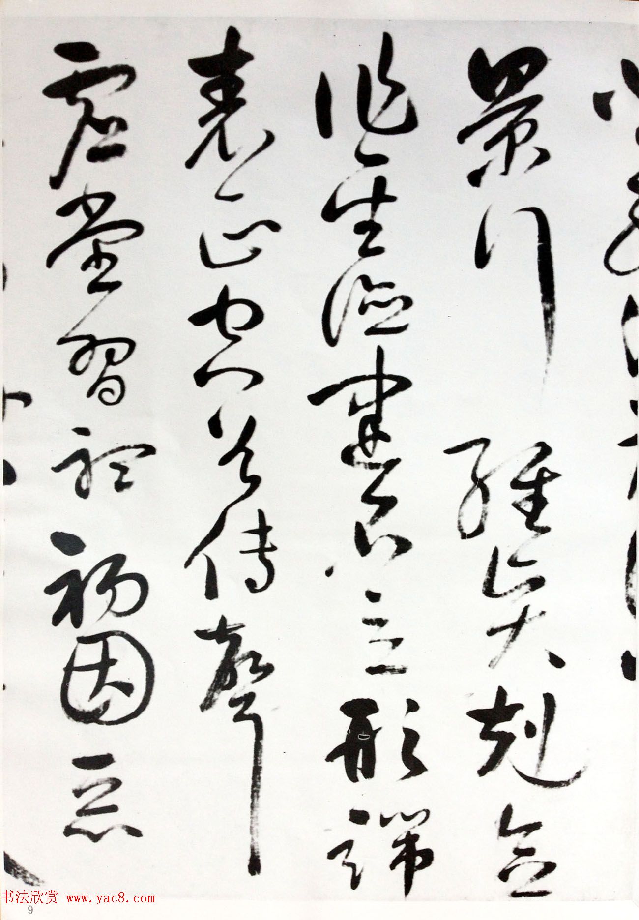 行草书法字帖《唐元竑行书千字文》