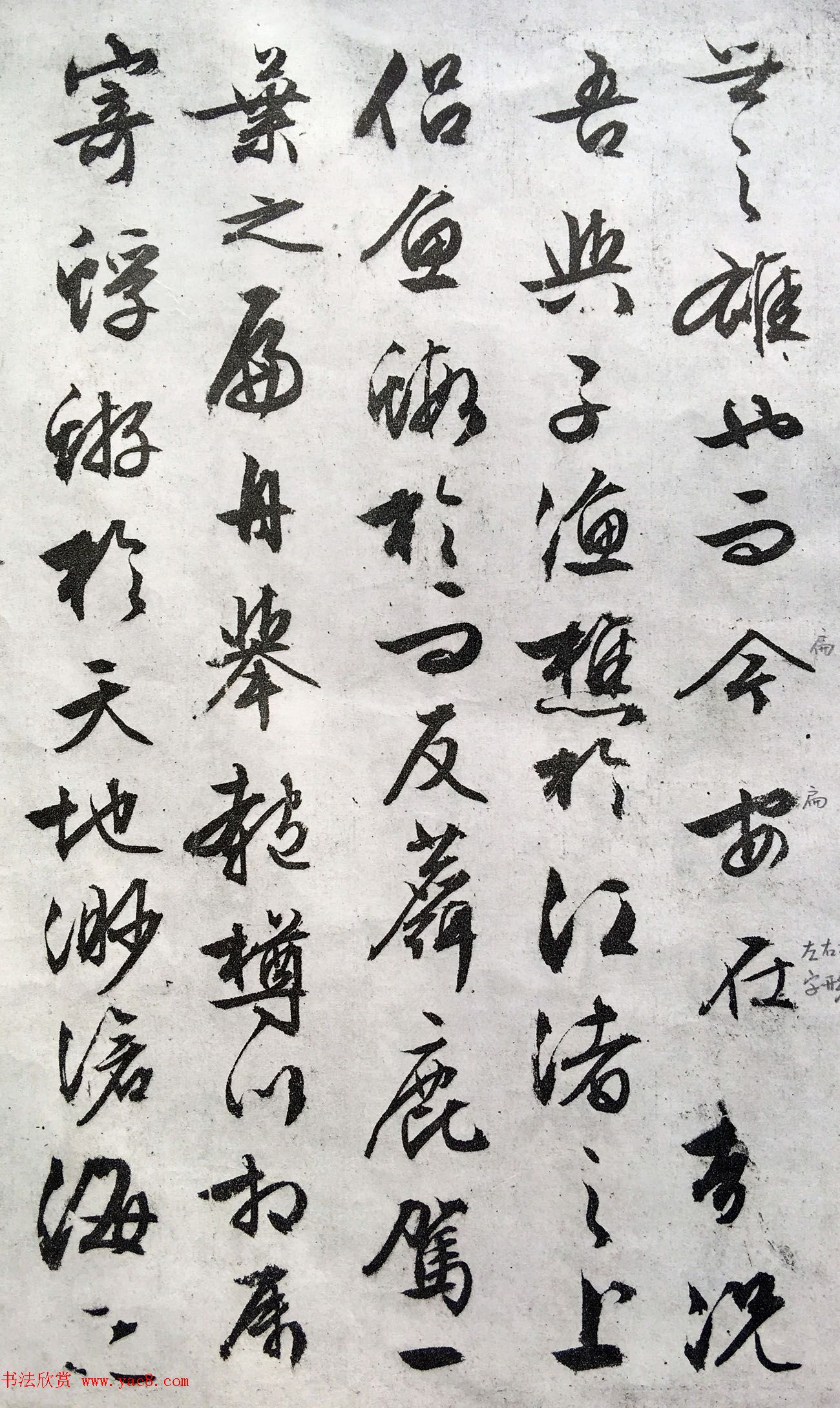 文徵明89岁行草书法欣赏《赤壁赋》