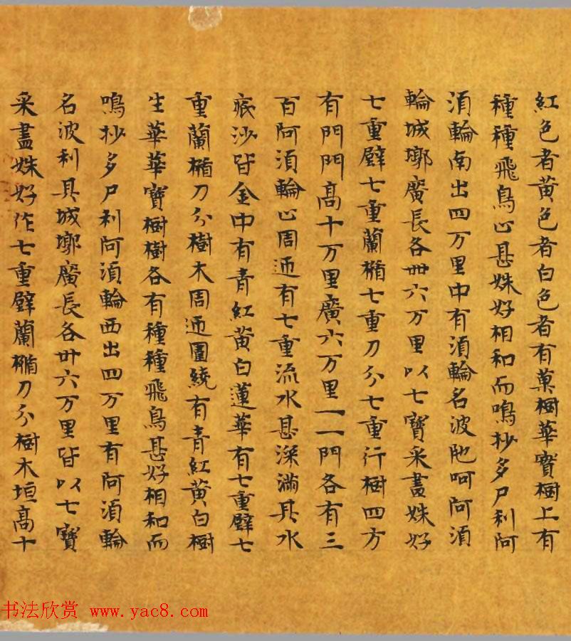 隋皇后发心写经本《大楼炭经卷第三》