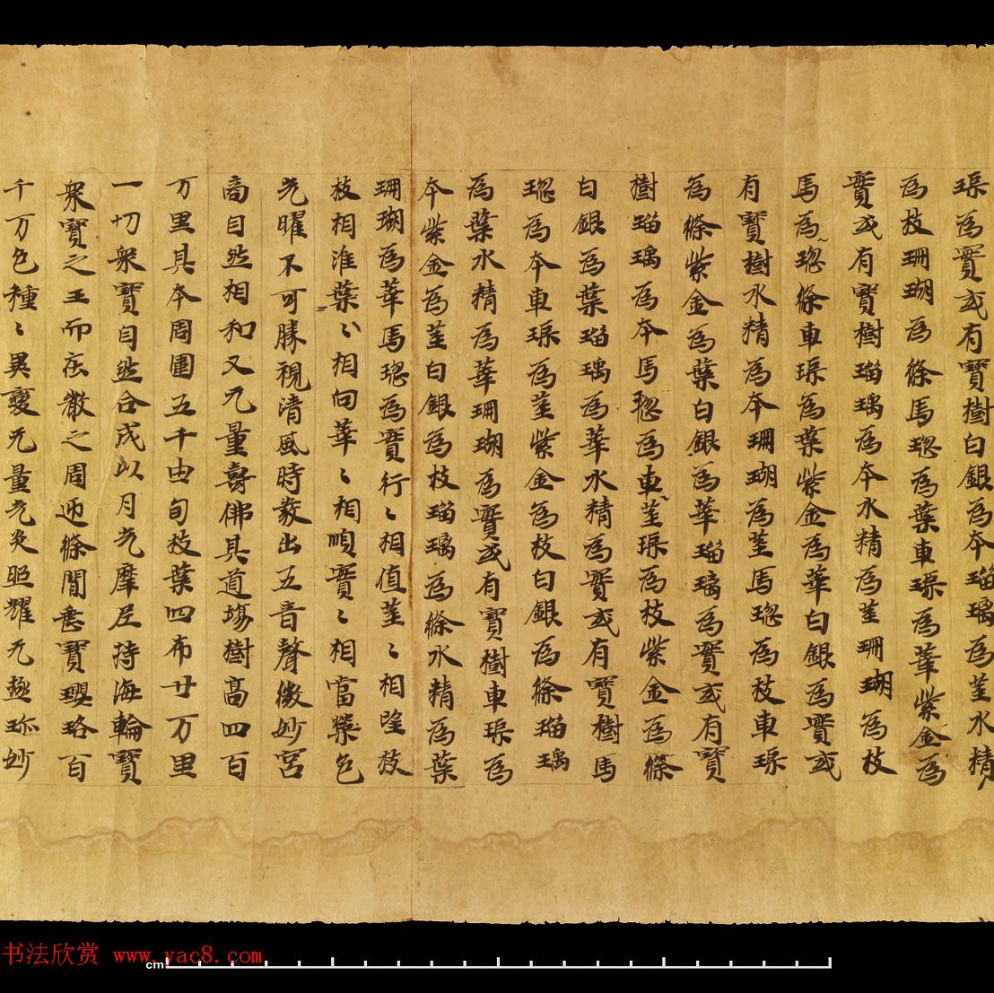 敦煌遗书《无量寿经卷上》日本藏