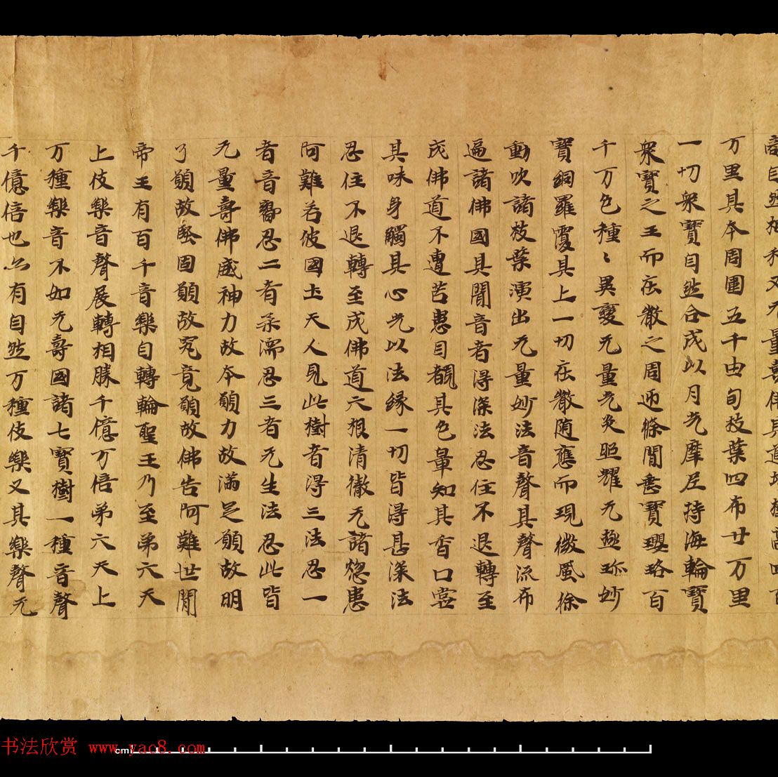 敦煌遗书《无量寿经卷上》日本藏