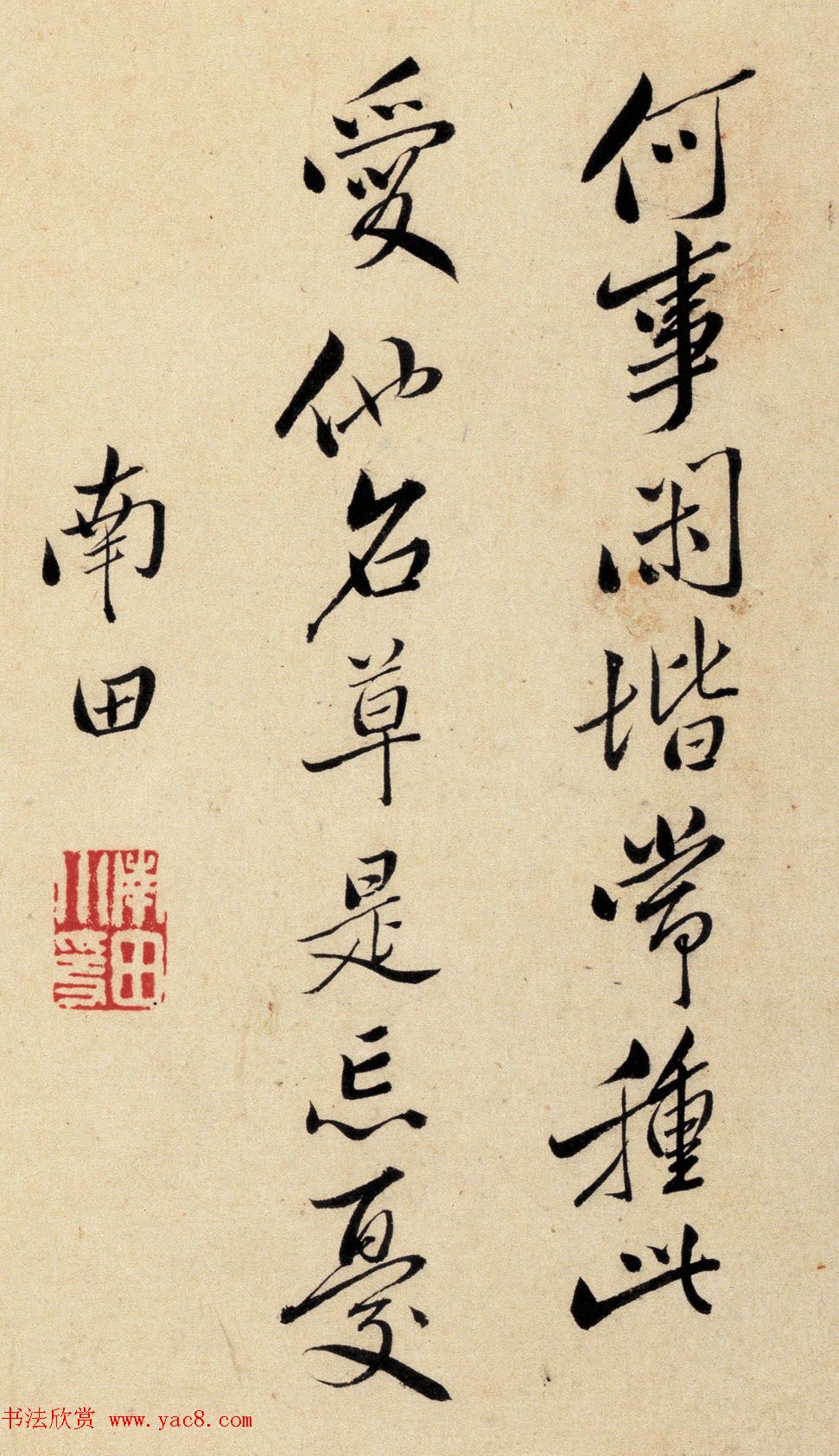 清代恽寿平书法字画花卉八开 清代恽寿平书法字画花卉八开