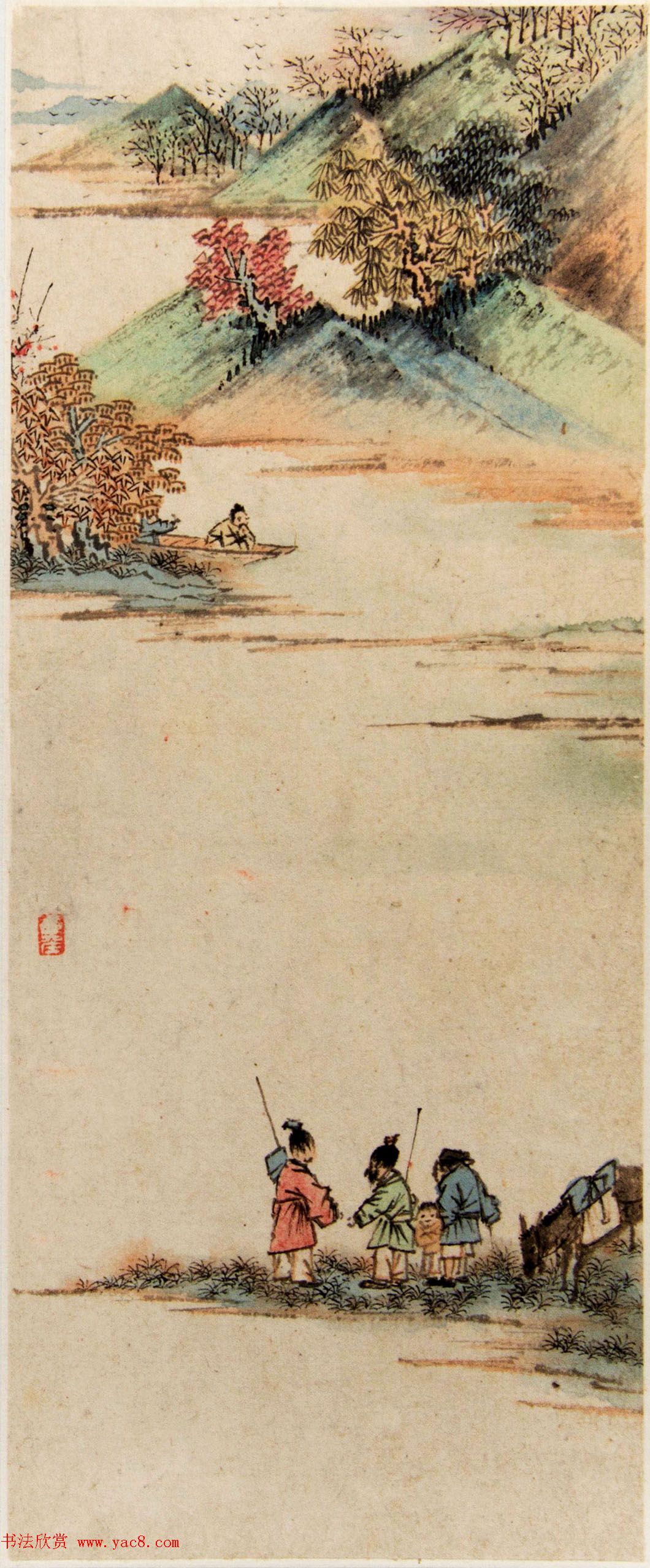 陈洪绶书法字画《明陈章侯画册》