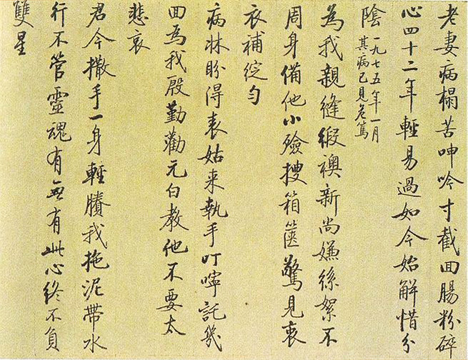 启功小字书法--自作诗《痛心篇》 启功小字书法--自作诗《痛心篇》