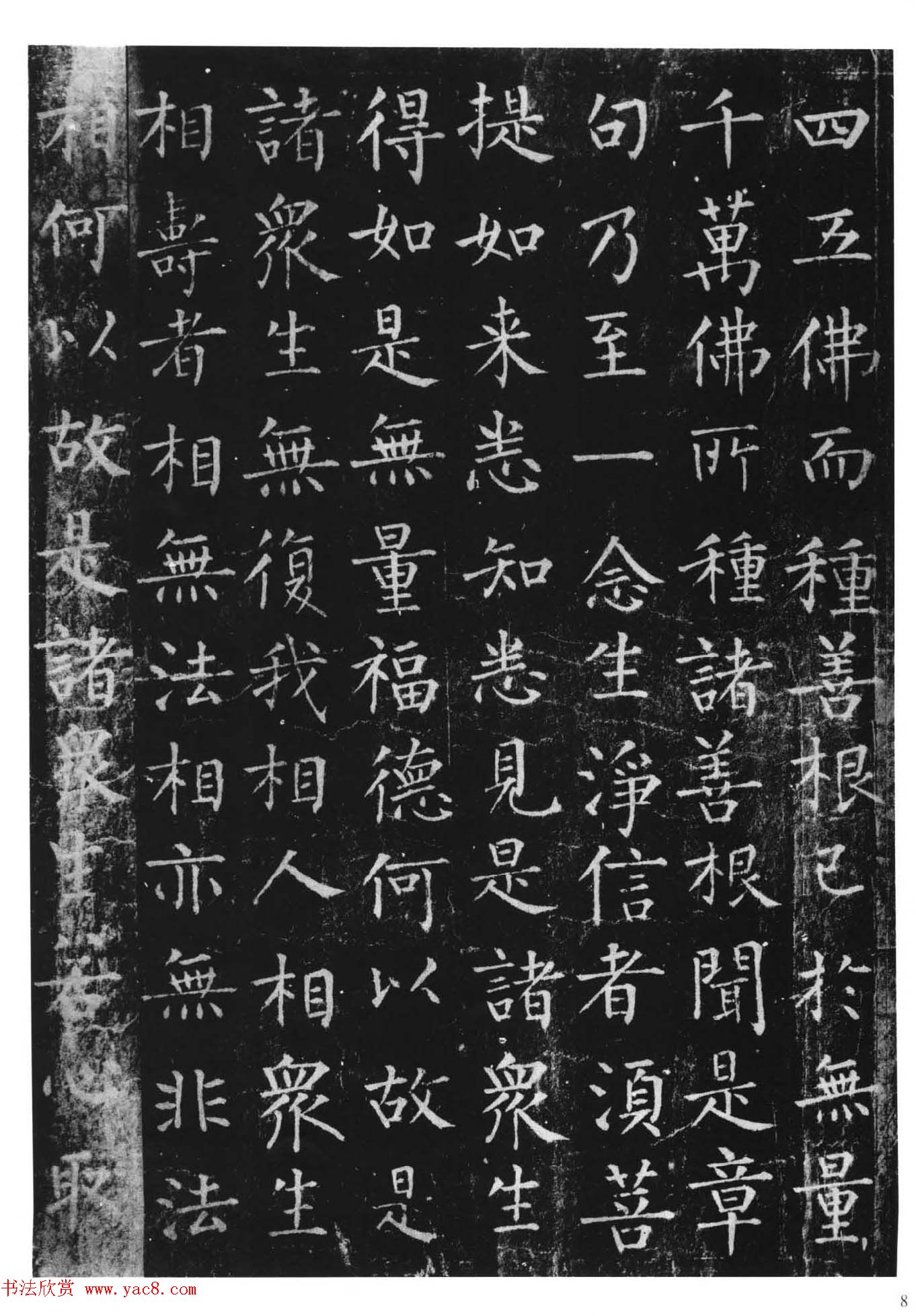 柳体楷书字帖《柳公权金刚经》