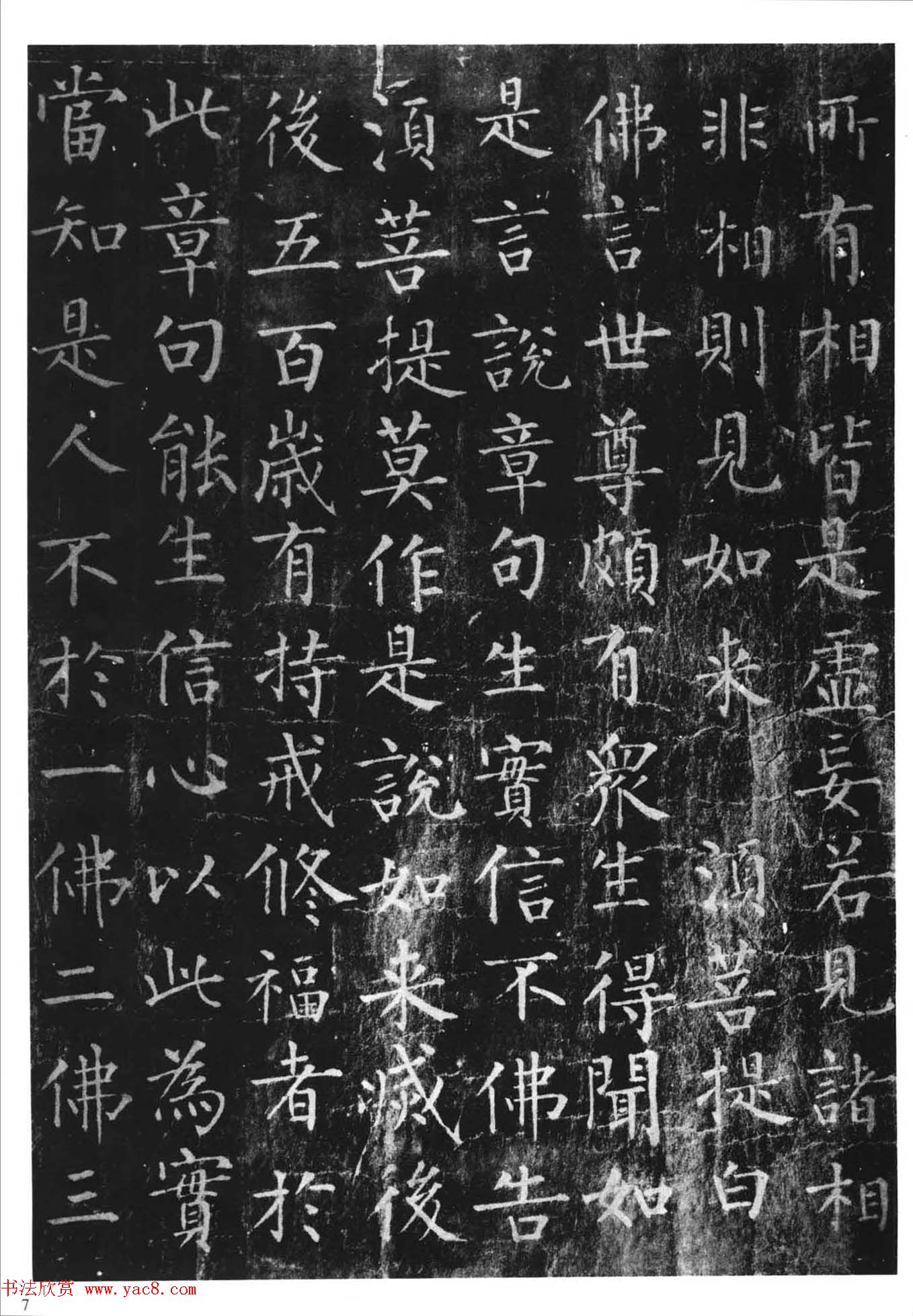 柳体楷书字帖《柳公权金刚经》