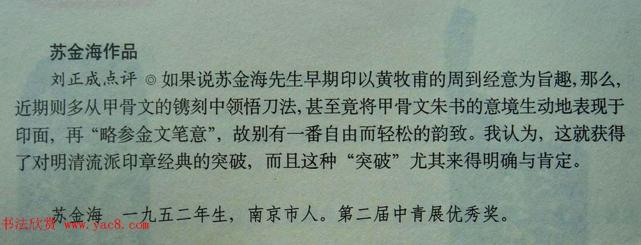 当代篆刻获奖者作品欣赏附名家点评